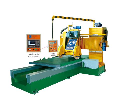 Double Blades CNC Profiling Machine/ Multi Stone Shape Cutter