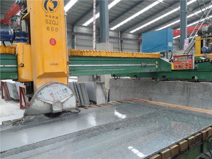 Stone Cutting Machinery in Action