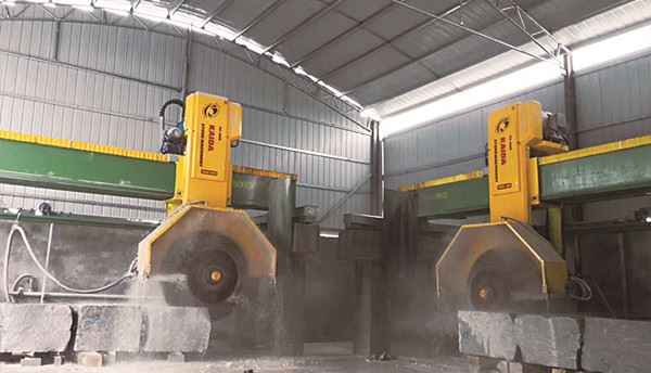 Multi Blade Stone Block Cutter